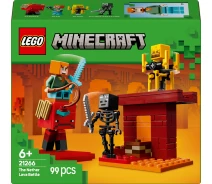 Купить -  Конструктор LEGO® Minecraft Битва со скамьей в Незере (21266)