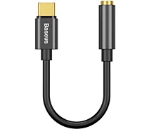 Купить - адаптер и кабель  Переходник Baseus Type-C to 3.5mm Adapter L54 (CATL54-01) черный