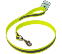 Купить - поводок для собак  Поводок из водонепроницаемой ленты Lucky Pet светоотражающий лаймовый, 2.5/120