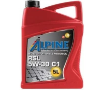 Купить - моторное масло  Моторное масло Alpine RSL C1 5W-30 5 л