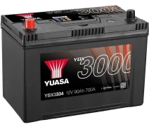 Купить - автомобильный аккумулятор  Автомобильный аккумулятор Yuasa 90 Ah/12V SMF Battery Japan (1) (YBX3334)