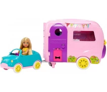Купить - игрушку для девочки  Игровой набор Барби Кемпер Челси ​Barbie Club Chelsea Camper Playset with Chelsea Doll (FXG90)