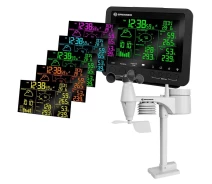 Купить - метеостанцию  Метеостанция Bresser Weather Center 5-in-1 Professional 256 Colour Black (7002520CM3000)