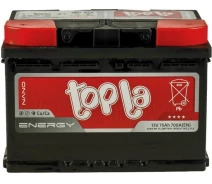 Купить - автомобильный аккумулятор  Автомобильный аккумулятор Topla 75 Ah/12V Energy (1) (108375)
