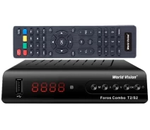 Купить - ТВ-тюнер  Комбинированный цифровой DVB-S2/T2/С тюнер World Vision Foros Combo HD