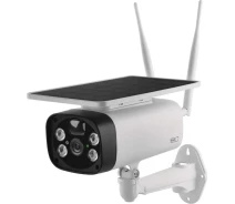 Купить - камеры видеонаблюдения  Умная IP-камера Emos H4056 GoSmart наружная с Wi-Fi солнечной панелью и аккумулятором Белый