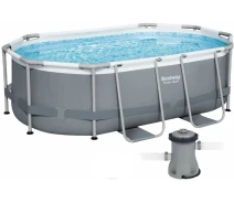 Купить - бассейн  Бассейн каркасный Bestway Power Steel 305х200х84 см (5614A) с картриджным фильтром