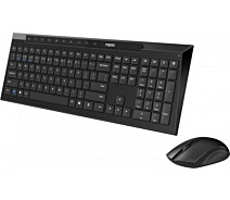 Купить - клавиатуру  Комплект 2в1 RAPOO 8210M wireless black (клавиатура + мышь)