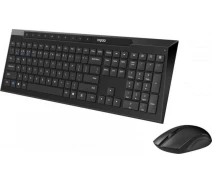 Купить - клавиатуру  Комплект 2в1 RAPOO 8210M wireless black (клавиатура + мышь)