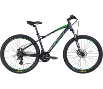 Купить - велосипед и аксессуар  Велосипед 27.5" Leon XC-90 SE AM Hydraulic lock out DD 19" графитовый с зеленым (м) (OPS-LN-27.5-112)