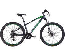 Купить - велосипед и аксессуар  Велосипед 27.5" Leon XC-90 SE AM Hydraulic lock out DD 16.5" графитовый с зеленым (м) (OPS-LN-27.5-110)