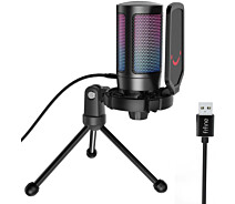 Купить - микрофон для караоке  Микрофон Fifine RGB AMPLIGAME A6V