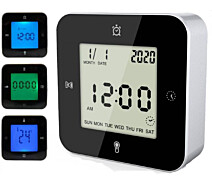 Купить - настольные часы  Часы настольные Technoline WT344 Black/Silver (WT344)