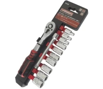 Купить - головку, наборы головок  Набор насадок торцевых 1/4",12 ед. HAISSER (70109)