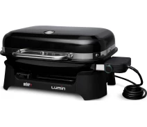 Купить - гриль  91010879 Гриль электрический Weber Lumin Compact 1000 с подставкой черный