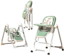 Купить - стульчик для кормления  Стульчик-шезлонг для кормления 2в1 BabyChair Z901 Green (зеленый)