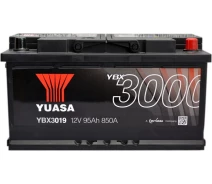 Купить - автомобильный аккумулятор  Автомобильный аккумулятор Yuasa 95 Ah/12V SMF Battery (0) (YBX3019)