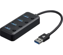 Купить - кардридер  2E USB3.0 Hub with switch (2E-W1405)