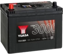 Купить - автомобильный аккумулятор  Автомобильный аккумулятор Yuasa 70 Ah/12V SMF Battery Japan (1) (YBX3031)
