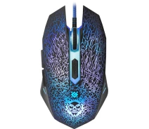 Купить - мышку для ноутбука  Мышь игровая Defender Shock GM-110L + коврик Black (52110)