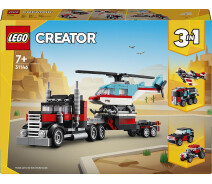 Купить - детский конструктор  Конструктор LEGO® Creator Бортовой грузовик с вертолетом (31146)