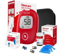 Купить - глюкометр  Глюкометр SINOCARE Safe AQ Smart + 50 тест-полосок