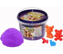 Купить - кинетический песок  Кинетический песок Strateg Magic sand сиреневого цвета в ведре 0,500 кг (371-4)