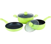 Купить - набор посуды  Набор посуды Gusto GT-2405/1 Green 5 предметов