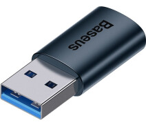 Купить - адаптер и кабель  Адаптер Baseus Mini OTG USB 3.1 to Type-C (ZJJQ000103)син