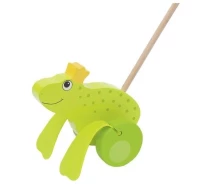Купить - детскую качалку, каталку  Игрушка-толкатель goki Жабка (54938G)