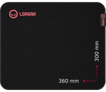 Купить - коврик для мышки  Игровая поверхность Lorgar Main 325 Black-Red (LRG-GMP325)