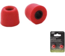 Купить - аксессуары для наушников  Амбушюры Knowledge Zenith Memory Foam (90403141) Red (1 pair)