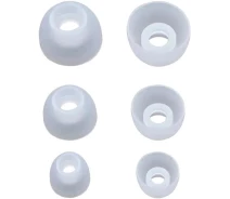 Купить - аксессуары для наушников  Амбушюры Knowledge Zenith Silicone eartips (90403139) White (3 pairs)