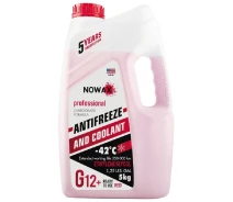 Купить - антифриз  Антифриз NOWAX G12+ красный готовая жидкость 5 л (NX05001)