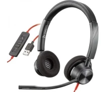Купить - наушники  Наушники On-ear Poly Blackwire 3220, USB-A, USB-C (8X228AA) Black