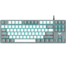 Купить - клавиатуру  Клавиатура игровая AULA Mechanical F3287 Grey/White EN/UA KRGD Blue Switch (6948391240954)