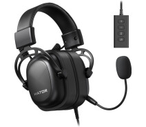 Купить - наушники  Наушники HATOR Hypergang 2 USB 7.1 (HTA-940) Black