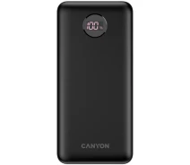 Купить - power bank  Power Bank CANYON PB-2002 LED 20000 mAh PD 20W QC 3.0 (CNE-CPB2002B) черный
