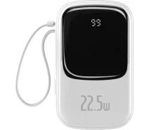 Купить - power bank  Power Bank Baseus Qpow Pro Digital Display 20000mah 22,5W (PPQD030102) белый