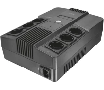 Купить - источник бесперебойного питания  ИБП Trust Maxxon 800VA UPS 6 SWP outlets BLACK (23326_TRUST)