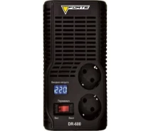 Купить - стабилизатор напряжения  Стабилизатор напряжения FORTE DR600 (300Bт) (72432)
