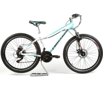 Купить - велосипед и аксессуар  Велосипед CROSSRIDE Cleo 26" 15" (0146X) бело-бирюзовый