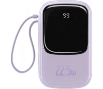 Купить - power bank  Power Bank Baseus Qpow Pro Digital Display 20000mah 22,5W (PPQD030105) фиолетовый