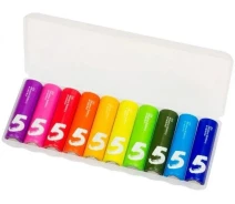 Купить - батарейку и аккумулятор  Батарейка ZMI Rainbow AA Alkaline (AA501) 10шт/бл