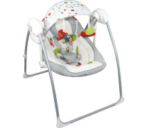 Купить - шезлонг-качалку для новорожденных  Качеля FreeON RELAX White-Grey (60700)