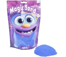 Купить - кинетический песок  Кинетический песок Strateg Magic sand в пакете синий, 0,500 кг (39403-9)
