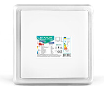Купить - светильник потолочный  LED Светильник квадратный TITANUM 18W 5000K 220V (TL-BHS20-185)