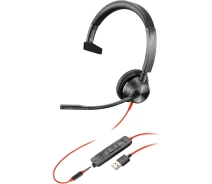 Купить - наушники  Наушники Poly BlackWire C3315-M USB-A HS Mono (76J13AA)