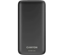 Купить - power bank  Power Bank CANYON PB-301 LED 30000 mAh PD 20W QC 3.0 (CNE-CPB301B) черный