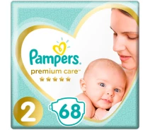 Купить - подгузник  Подгузники Pampers Premium Care размер 2, 4-8 кг, 68 шт (8001841104874)